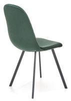 stolika K-462, poah: ltka zamatov VELVET tmav zelen/kov s povrchovou pravou - ierna, ilustran obrzok