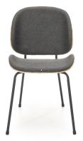 stolika K-467, poah: ltka tmav siv/ohban preglejka - dub prrodn/kov s povrchovou pravou, ilustran obrzok
