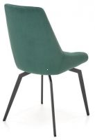 stolika K-479, poah: ltka VELVET tmav zelen/kov s povrchovou pravou - ierna, ilustran obrzok