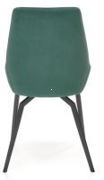 stolika K-479, poah: ltka VELVET tmav zelen/kov s povrchovou pravou - ierna, ilustran obrzok