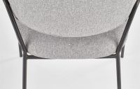 poah: ltka svetl siv/kov s povrchovou pravou - ierna, Kreslo K359 - ilustran obrzok
