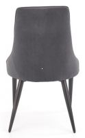 stolika K-365, poah: ltka VELVET siv/kov s povrchovou pravou - ierna, ilustran obrzok
