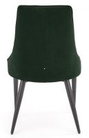 stolika K-365, poah: ltka VELVET tmav zelen/kov s povrchovou pravou - ierna, ilustran obrzok
