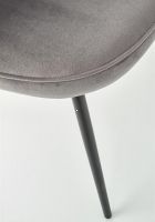 poah: ltka VELVET siv/kov s povrchovou pravou - ierna, stolika K395 - ilustran obrzok
