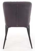 stolika K-399, poah: ltka VELVET siv/kov s povrchovou pravou - ierna, ilustran obrzok