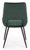 stolika K-404, poah: ltka VELVET tmav zelen/kov s povrchovou pravou - ierna, ilustran obrzok