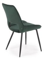 stolika K-404, poah: ltka VELVET tmav zelen/kov s povrchovou pravou - ierna, ilustran obrzok