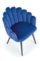stolika K-410, poah: ltka VELVET modr/kov s povrchovou pravou - ierna, ilustran obrzok