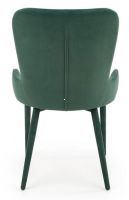 stolika K-425, poah: ltka VELVET tmav zelen/kov s povrchovou pravou, ilustran obrzok