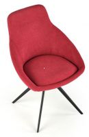 poťah: látka červená/kov s povrchovou úpravou - čierna, stolička K-431 - ilustračný obrázok