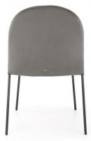 stolika K-443, poah: ltka VELVET siv/kov s povrchovou pravou - ierna, ilustran obrzok