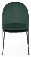 stolika K-443, poah: ltka VELVET tmav zelen/kov s povrchovou pravou - ierna, ilustran obrzok