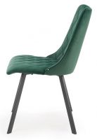 stolika K-450, poah: ltka VELVET tmav zelen/kov s povrchovou pravou - ierna, ilustran obrzok