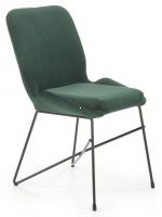 poťah: látka VELVET tmavá zelená, stolička K-454 - ilustračný obrázok