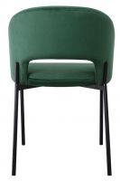 stolika K-455, poah: ltka VELVET tmav zelen/kov s povrchovou pravou - ierna, ilustran obrzok