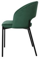 stolika K-455, poah: ltka VELVET tmav zelen/kov s povrchovou pravou - ierna, ilustran obrzok