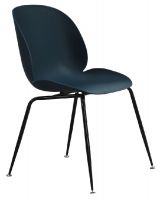 farba: plast tmavomodrá/nohy: kov - čierna, stolička SONAIA - ilustračný obrázok