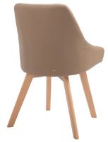 stolika TEZA, poah: ekokoa bov/drevo - buk, ilustran obrzok