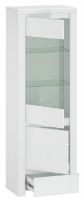 vitrna LINDY 1D1W1S - vntro, farba: biely lesk