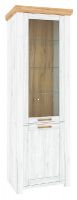 Vitrna SUDBURY A, farba: dub craft zlat/dub craft biely