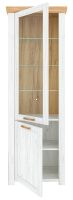 Vitrna SUDBURY A - vntro, farba: dub craft zlat/dub craft biely