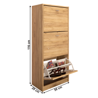 botnk VIVAT TYP 2 - rozmery, farba: dub artisan