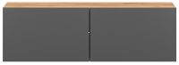 Sektorový nábytok BARCELONA Závesná skrinka B800 2D, farba: craft zlatý / šedá, ilustračný obrázok