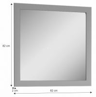 Zrkadlo LS2 PROVANCE - rozmery, farba: siv, ilustran obrzok